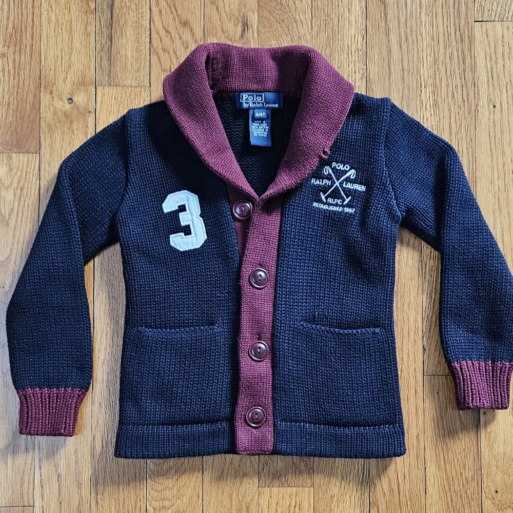 Polo by Ralph Lauren Cardigan Size 4/4/T